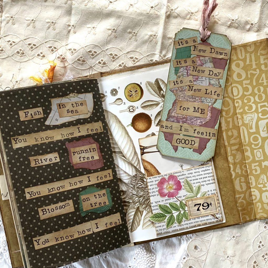 Journal with me - creating a page for a journal challenge - Mad Paper Crush